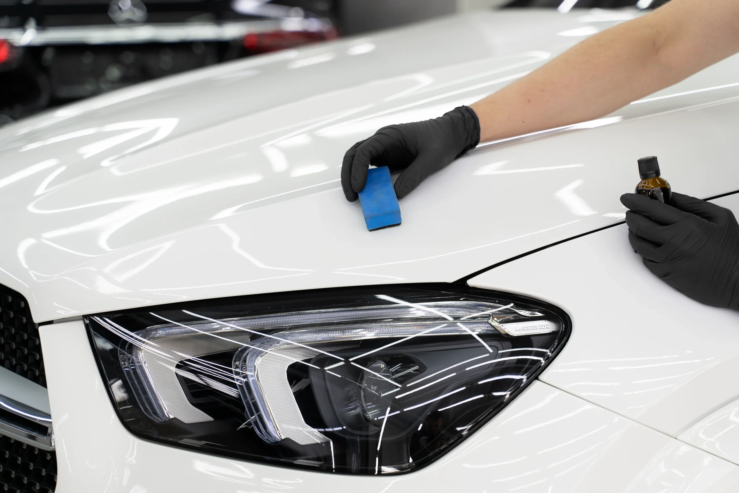 Car Paint with scratches