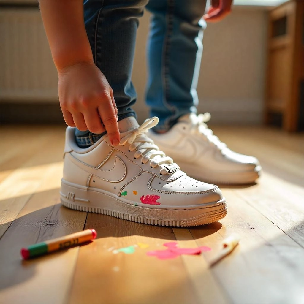 FoamTech-Magic Eraser to Clean Stains on Air Force One Shoes